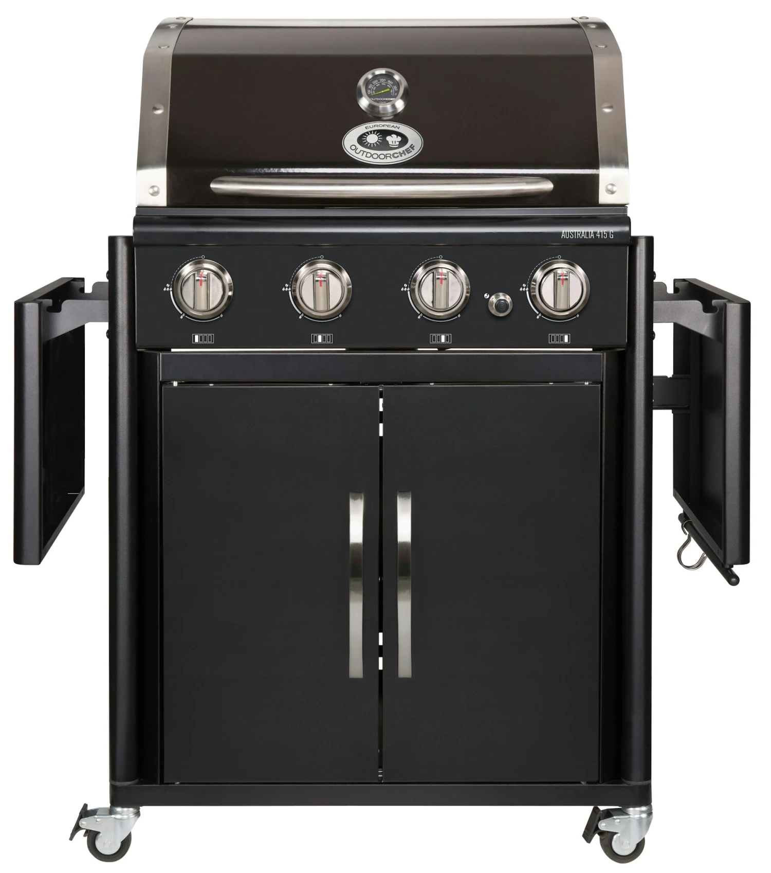 Outdoorchef Gasgrillstation Australia 415 G, Schwarz 2 Outdoorchef Gasgrillstation Australia 415 G, Schwarz – Bild 2
