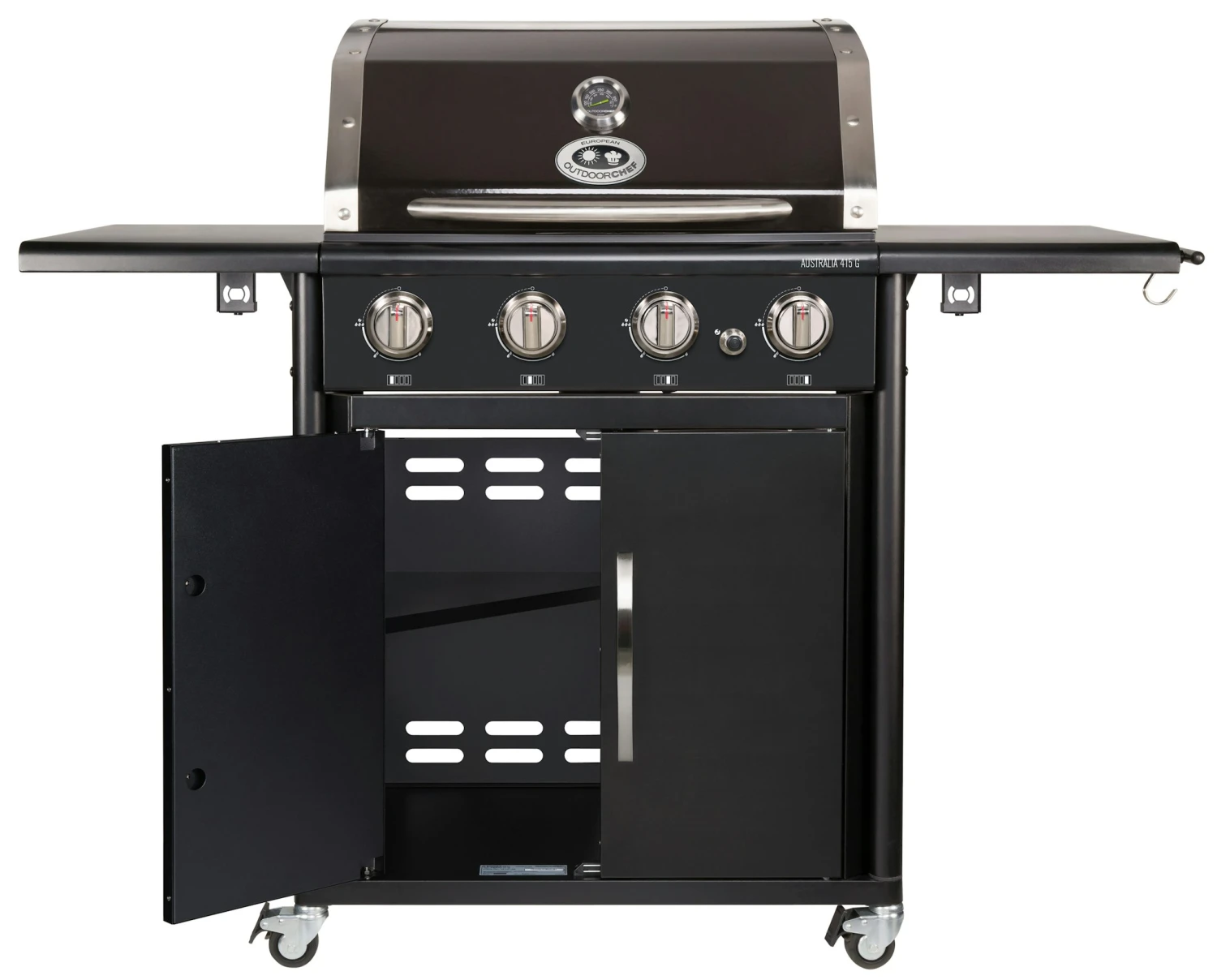 Outdoorchef Gasgrillstation Australia 415 G, Schwarz 3 Outdoorchef Gasgrillstation Australia 415 G, Schwarz – Bild 3