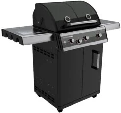 Outdoorchef Gasgrillstation Dualchef 325 G, Schwarz 5 Outdoorchef Gasgrillstation Dualchef 325 G, Schwarz -Grill und Flamme 18 700 03 DUALCHEF 325 G Black