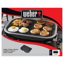 Weber Grillplatte - Für Lumin (6612) -Grill und Flamme 6612 lumin grillplatte6