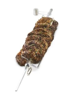 Broil King Pellet Smoker Drehspieß-Set Mit Elektromotor -Grill und Flamme BK 60669 Propped 01