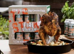 Big Green Egg X Kompaan Beer Can Chicken FIRE STARTER - Limited Edition -Grill und Flamme Kompaan BGE 3