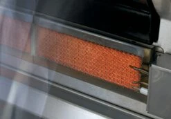 NAPOLEON LE3 485 Gasgrill Edelstahl + Erdgas -Grill und Flamme NAPOLEON LE 3 Edelstahl 5