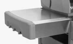 Weber Genesis II E-610 (GBS) Gasgrill Schwarz (inkl. IGrill 3) -Grill und Flamme Weber Genesis II Seitentisch Edelstahl 2