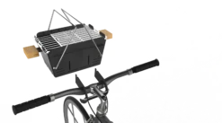 Knister Fahrradhalterung -Grill und Flamme knister 9946 fahrradhalterung 13