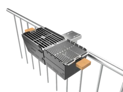Knister Balkonhalterung -Grill und Flamme knister 9977 balkonhalterung 6