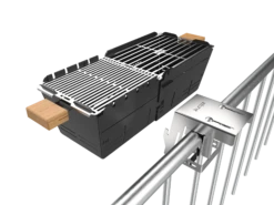 Knister Balkonhalterung -Grill und Flamme knister 9977 balkonhalterung 8
