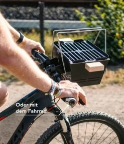 Knister Fahrradhalterung -Grill und Flamme knister grill original Fahrrad