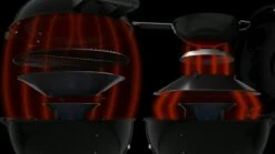 Outdoorchef Gaskugelgrill Lugano 570 G EVO, Schwarz -Grill und Flamme tNbb2PlZUWI