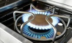 Weber Summit S-470 GBS, Edelstahl -Grill und Flamme weber summit s470 7170079 seitenkocher